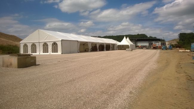 Réception sur chantier en Normandie